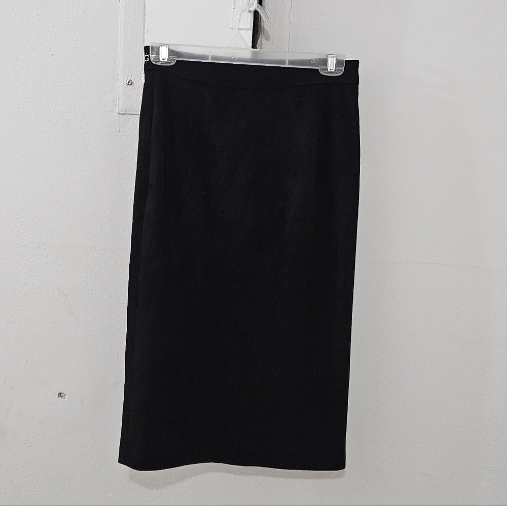 Guess Faux Suede Midi Pencil Skirt